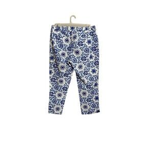 Talbots Printed Cropped Pants Size 14